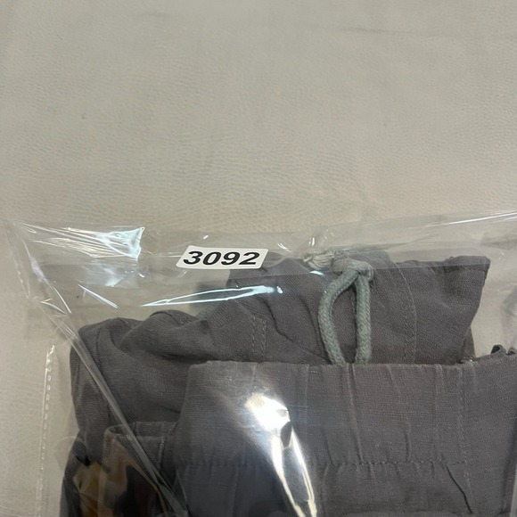 Brochu Walker Gray Trim Zip Up Hooded Mininal Earthtone Jacket Women-S-3092 - Picture 7 of 7